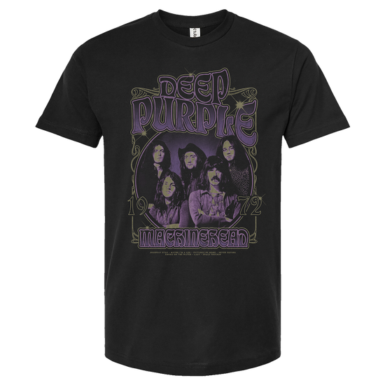 美しい | T-Shirt Head Machine Deep Shop Official Purple ミュージシャン